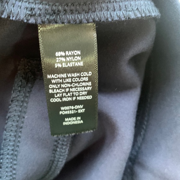 BETABRAND Women’s Straight Leg Dark Navy Dress Pant Pants W-203 Size XL Petite - Picture 8 of 8